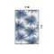 World Rug Gallery Floral Tropical Reversible Recycled Plastic 3' X 5' Navy Outdoor Rug 6075NAVY3X5 - alternate 7